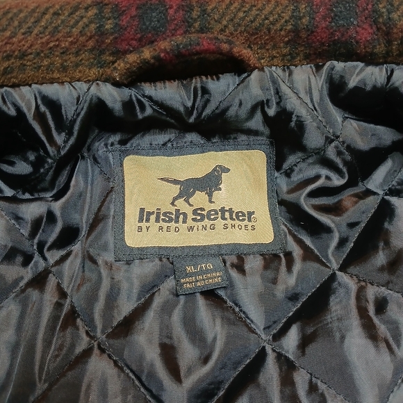 Vtg Irish Setter RedWing Field Jacket Coat Mens XL Thick Flannel Quilted Lining - Picture 5 of 7